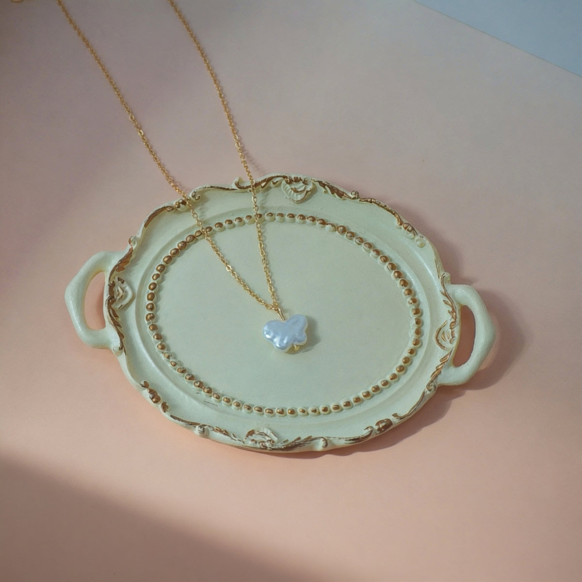 Pearl Butterfly Necklace
